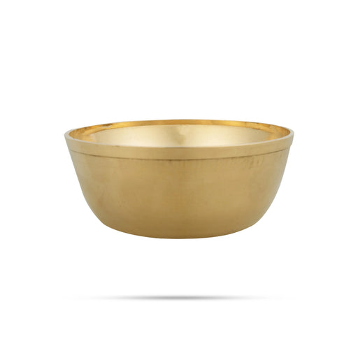 Brass Bowl - 1.5 x 3 Inches | Brass Cup/ Pooja Bowl for Home - Bowls