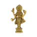 Dhanvantari standing On Base Murti - 4.5 x 2.5 Inches | Antique Brass Idol / Dhanwantari Statue for Pooja - Brass Murties