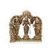 Ram Darbar Murti with Arch - 5 x 5.5 Inches | Antique Brass Idol/ Ram Darbar Idol for Pooja/ 980 Gms Approx - Brass Murties
