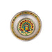 Pooja Plate - 1.5 x 5.5 Inches | Meenakari Design Thali Plate/ German Silver Plate for Home/ 40 Gms Approx - Pooja Plate & Tray