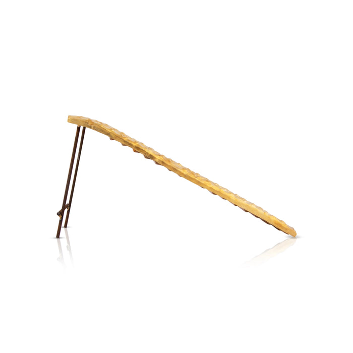 Ayyappan Padi - 6 x 10 x 5 Inches | Brass 18 Padi Ayyappan/ Ayyappan 18 Padi for Pooja/ 220 Gms Approx - Temple Decoration