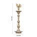 Kuthu Vilakku - 30 x 11 Inches | Annapakshi Design Brass Lamp / Brass Deepam for Pooja - Kuthuvilakku