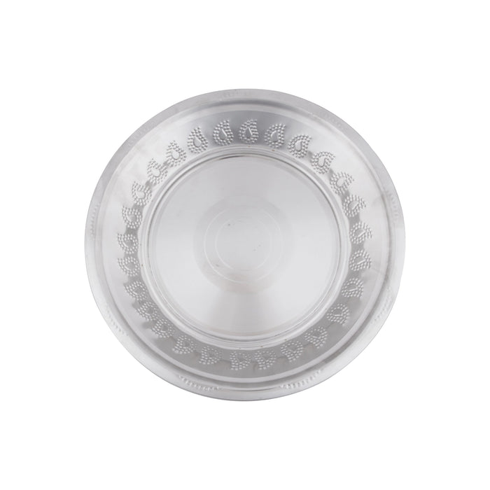 Steel Plate - 1.5 x 10.5 Inches | Wedding Plate/ Stainless Steel Plate for Home/ 100 Gms Approx - Pooja Plate & Tray