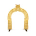 Thiruvachi - 25 x 20 Inches | Brass Temple Prabhavali/ Brass Arch for Deity - Deity Accessories