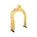 Thiruvachi - 25 x 20 Inches | Brass Temple Prabhavali/ Brass Arch for Deity - Deity Accessories