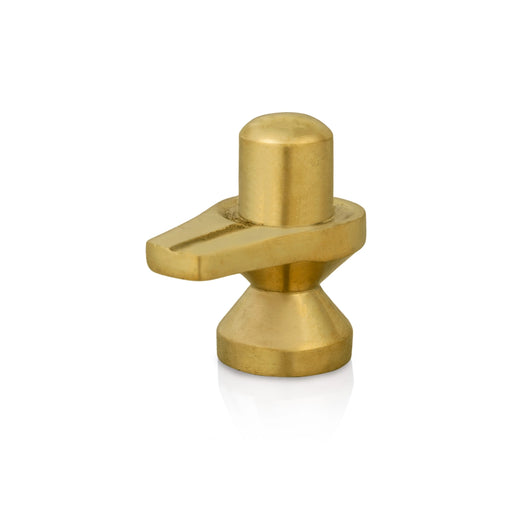 Shiv Ling Murti - 1.5 X 1.25 Inches | Brass Idol/ Shiva Lingam Statue/ Shivling Statue For Abhishekam & Pooja - Brass Murties