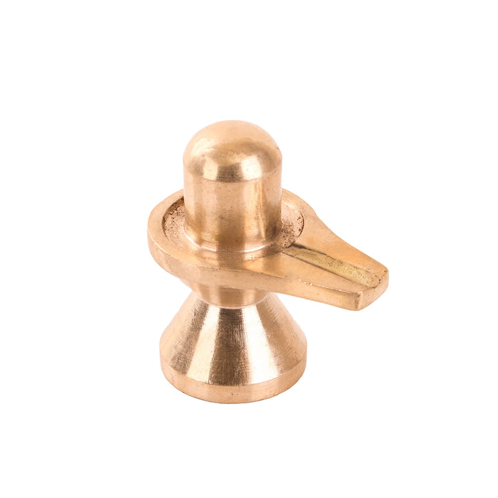 Shiv Ling Murti - 2 X 2 Inches | Brass Idol/ Shiva Lingam Statue Shivling For Pooja - Brass Murties