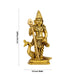 Peacock Murugan Standing On Base Murti - 4.5 x 2.5 Inches | Brass Idol / Kathirvelan Statue For Home& Pooja - Brass Murties