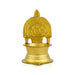 Kamakshi Deepam - 4 x 2.5 Inches | Kamatchi Vilakku/ Brass Lamp/ Kamatchi Amman Vilakku for Pooja - Deity Lamps