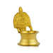 Kamakshi Deepam - 4 x 2.5 Inches | Kamatchi Vilakku/ Brass Lamp/ Kamatchi Amman Vilakku for Pooja - Deity Lamps