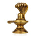 Shivling with Nagam - 4 Inches | Shiva Lingam/ Antique Brass Statue/ Sivalingam for Pooja - Brass Murties