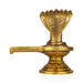 Shivling with Nagam - 4 Inches | Shiva Lingam/ Antique Brass Statue/ Sivalingam for Pooja - Brass Murties