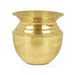 Brass Lota  - 3.25 x 3.25  Inches |  Chombu/ Kalash Pot/ Kalasam for Pooja - Kalash & Pooja Lota