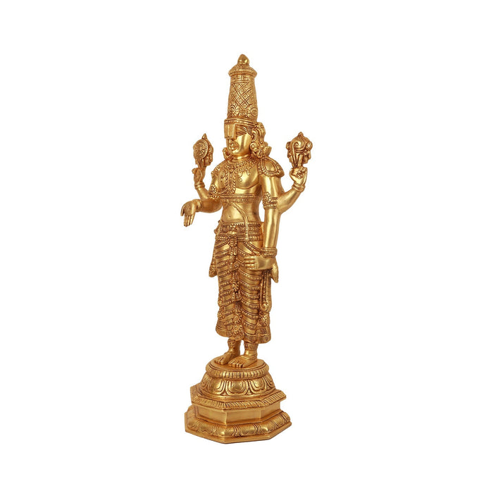 Brass AF Balaji Standing - 34 Inch - Brass Murties