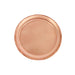 Copper Plate - 6.5 Inches | Halwa Beading Design Thali Plate/ Pooja Plate/ Pooja Thali For Traditional Pooja - Pooja Plate & Tray