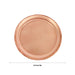 Copper Plate - 6.5 Inches | Halwa Beading Design Thali Plate/ Pooja Plate/ Pooja Thali For Traditional Pooja - Pooja Plate & Tray