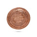 Copper Plate - 5.5 Inches | Beading Design Pooja Plate/ Pooja Thali Plate/ Small Plate For Ritual Use - Pooja Plate & Tray