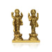 Vishnu Lakshmi Standing Murti - 3.5 x 3 Inches| Antique Brass Idol / Vishnu Laxmi Statue For Pooja - Brass Murties