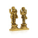 Vishnu Lakshmi Standing Murti - 3.5 x 3 Inches| Antique Brass Idol / Vishnu Laxmi Statue For Pooja - Brass Murties