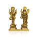 Vishnu Lakshmi Standing Murti - 3.5 x 3 Inches| Antique Brass Idol / Vishnu Laxmi Statue For Pooja - Brass Murties