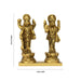 Vishnu Lakshmi Standing Murti - 3.5 x 3 Inches| Antique Brass Idol / Vishnu Laxmi Statue For Pooja - Brass Murties