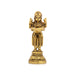 Standing Lady Deepam - 4 x 1.5 Inches | Antique Brass Vilakku/ Brass Lamp for Pooja/ 240 Gms Approx - Paavai Vilakku / Lady With A Lamp
