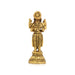 Standing Lady Deepam - 4 x 1.5 Inches | Antique Brass Vilakku/ Brass Lamp for Pooja/ 240 Gms Approx - Paavai Vilakku / Lady With A Lamp
