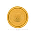 Brass Plate - 1.5 x 13 Inches | Beading Design Thali Plate/ Pooja Plate for Home - Pooja Plate & Tray
