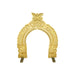 Thiruvachi - 19 x 16 Inches | Brass Temple Prabhavali/ Brass Arch for Deity - Deity Accessories