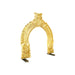 Thiruvachi - 19 x 16 Inches | Brass Temple Prabhavali/ Brass Arch for Deity - Deity Accessories