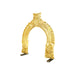 Thiruvachi - 19 x 16 Inches | Brass Temple Prabhavali/ Brass Arch for Deity - Deity Accessories