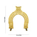 Thiruvachi - 19 x 16 Inches | Brass Temple Prabhavali/ Brass Arch for Deity - Deity Accessories