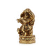 Cow Krishna Statue with Tree - 3.5 x 2.25 Inches | Antique Brass Idol/ Cow Murti for Pooja/ 380 Gms Approx - Brass Murties