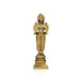 Lady Holding With Brass Lamp - 4 x 1 Inches | Brass Deepam/ Antique Polish Standing Deep Lady for Home - Paavai Vilakku / Lady With A Lamp