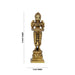 Lady Holding With Brass Lamp - 4 x 1 Inches | Brass Deepam/ Antique Polish Standing Deep Lady for Home - Paavai Vilakku / Lady With A Lamp