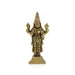 Balaji Murti Standing On Base - 4 x 1.75 Inches | Brass Idol/ Antique Polish Venkateswara Swamy Idol for Pooja - Brass Murties
