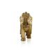 Elephant Statue - 9.5 X 12 inches| Antique Brass Elephant sculpture/ Elephant Idol for Home Decor - Table Stand Accessories