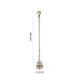 Hanging Bell with Chain - 3 x 2.75 Inches | Antique Brass Bell Hanging for Pooja/ 450 Gms Approx - Pooja Bells