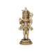 Anjaneya Statue - 8 x 4 Inches | Antique Brass Idol/ Standing Hanuman Statue for Pooja/ 1.550 Kgs Approx - Brass Murties