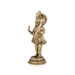Anjaneya Statue - 8 x 4 Inches | Antique Brass Idol/ Standing Hanuman Statue for Pooja/ 1.550 Kgs Approx - Brass Murties