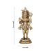 Anjaneya Statue - 8 x 4 Inches | Antique Brass Idol/ Standing Hanuman Statue for Pooja/ 1.550 Kgs Approx - Brass Murties