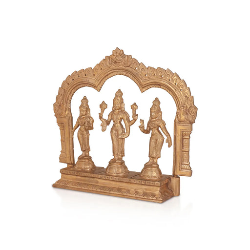 Tirupati Balaji Murti -9.5 x 10.5 Inches | Panchaloha Idol/ Tirupathi Balaji Statue/ Tirupati Balaji Idol for Pooja - Panchaloha Murties