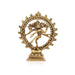 Natraj Murti - 6.5 x 5.25 Inches | Antique Brass Statue/ Nataraja Vigraham for Pooja/ 630 Gms Approx - Brass Murties