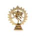 Natraj Murti - 6.5 x 5.25 Inches | Antique Brass Statue/ Nataraja Vigraham for Pooja/ 630 Gms Approx - Brass Murties