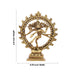 Natraj Murti - 6.5 x 5.25 Inches | Antique Brass Statue/ Nataraja Vigraham for Pooja/ 630 Gms Approx - Brass Murties
