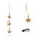 Electric Diya - 20 x 5.5 Inches | 3 Step Hanging Lamp / Electric Lamp / Electric Deep for Pooja Decor - Electric Lamp