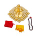 Maha Meru - 2.5 x 3 Inches | Gold Polish Sri Yantra/ Sri Chakra Maha Meru for Pooja/ 700 Gms Approx - Maha Meru & Yantra