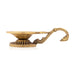 Agal Vilakku with Handle - 1.5 x 6 Inches | Antique Brass Lamp/ Brass Vilakku/ Deep for Pooja - Karthik Lamps