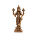 Vishnu Statue - 5 x 2.25 Inches | Antique Brass Idol/ Vishnu Murti for Pooja/ 390 Gms Approx - Brass Murties