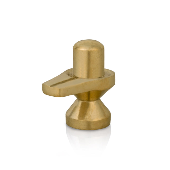 Shiv Ling Murti - 2 X 2 Inches | Brass Idol/ Shiva Lingam Statue For Pooja And Spiritual Atmosphere - Brass Murties